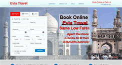 Desktop Screenshot of eviatravel.com